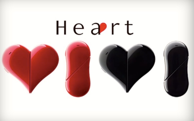  日本推出Heart 401AB 心形手机 ，萌翻女人心