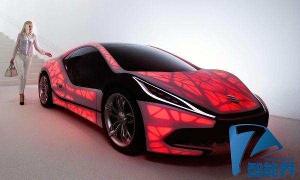 3D打印光茧”概念车硬朗美艳