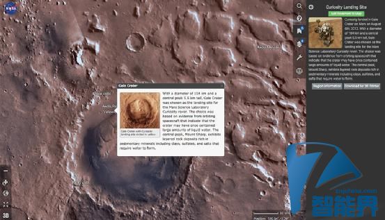 NASA推出“火星版”谷歌地球 原来火星长这样