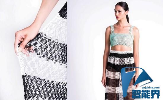 新材质让普通3D打印机制作的服装不再硬梆梆