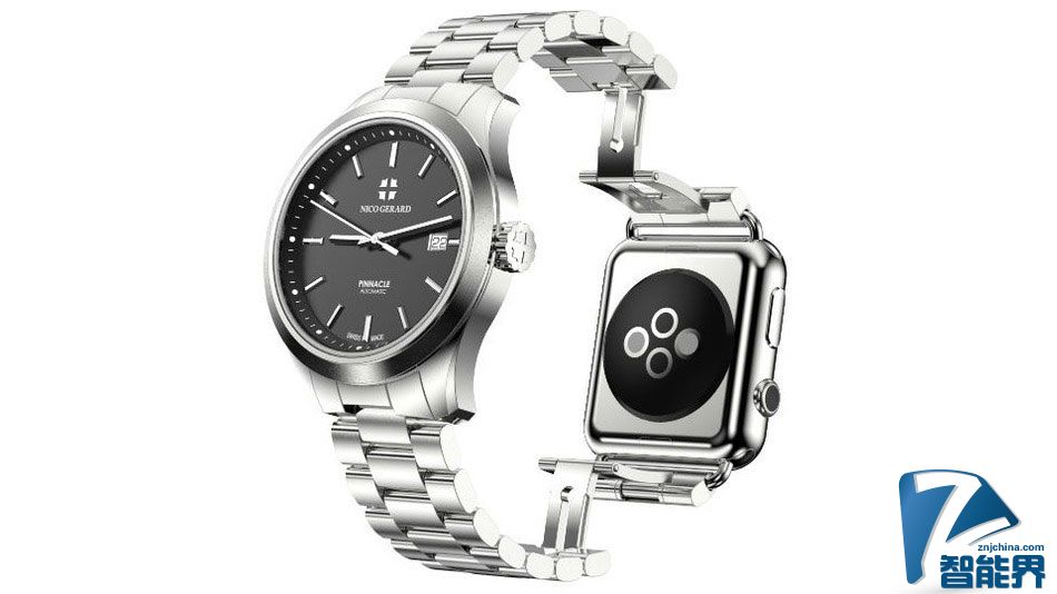 虽然不懂意义在哪，但有人做了款装有 Apple Watch 的手表...