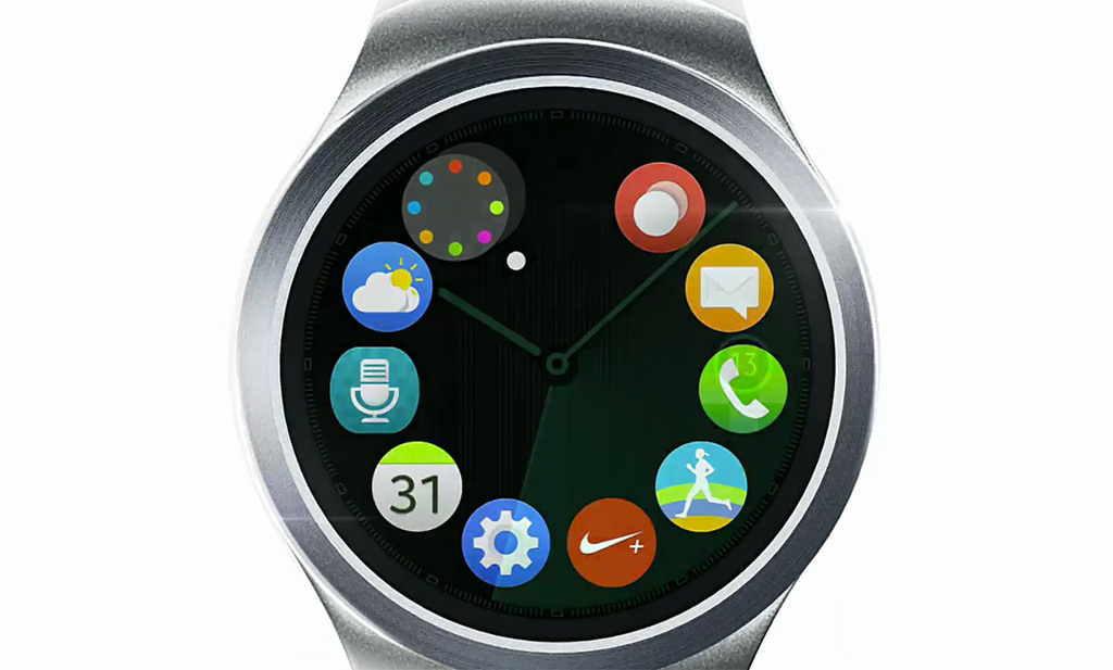接下来，Samsung 准备推出圆形的 Galaxy Gear S2 智能手表！