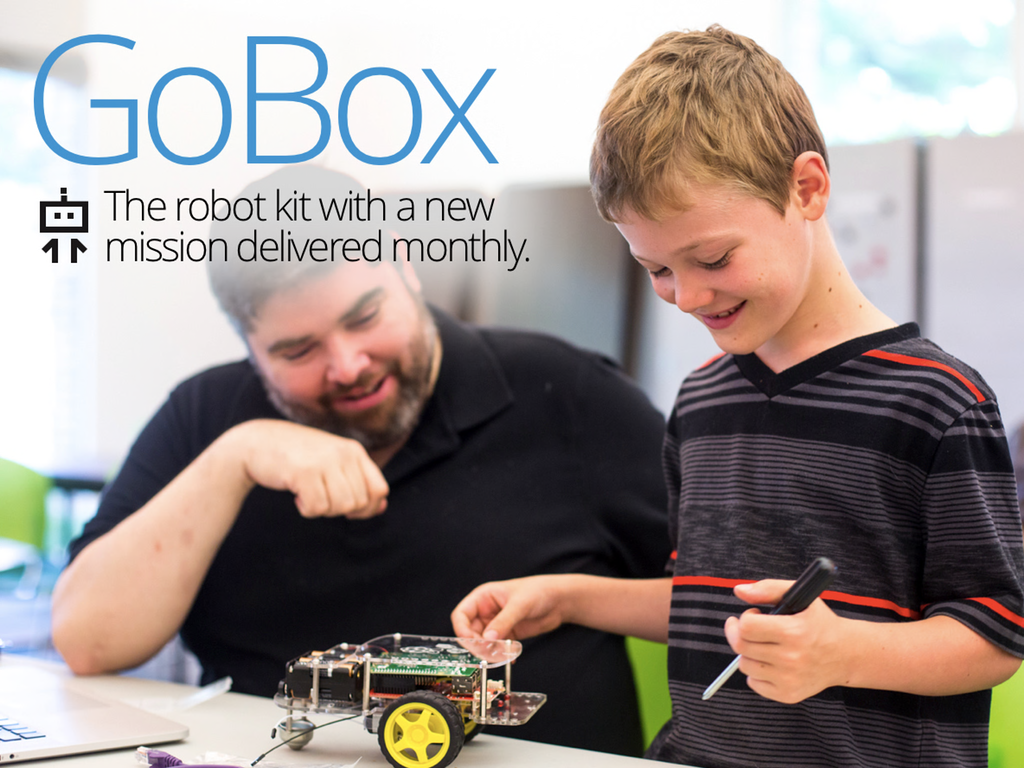 【智能界大百科】还在玩玩具车？看外国小孩都开始用GOBox机器人玩耍了