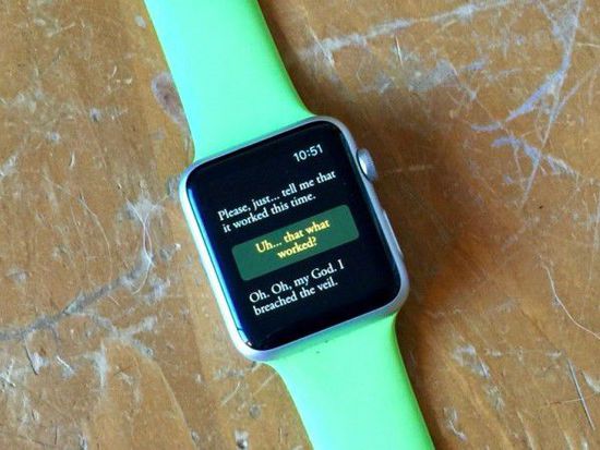 文字冒险游戏与Apple Watch将是天生一对？