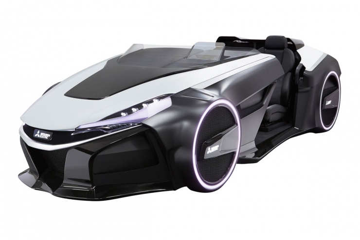 配有3D抬头显示功能的三菱概念电动跑车，将在东京车展亮相