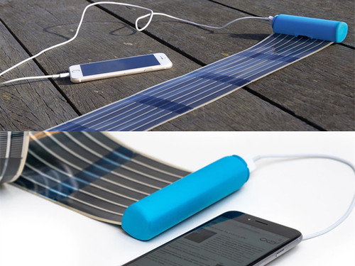 卷轴式太阳能充电宝面世 售价99美元