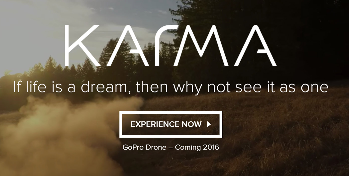 GoPro 的首款航拍机名字叫「Karma」
