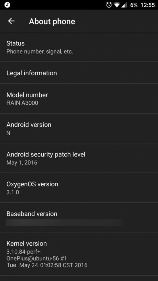 一加3配置完全曝光：已经用上Android 7.0