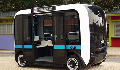 搭载IBM沃森技术 自动驾驶巴士大有智慧