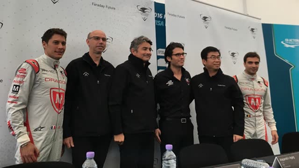 乐视合作伙伴FF结盟龙之队 主攻电动赛车研发