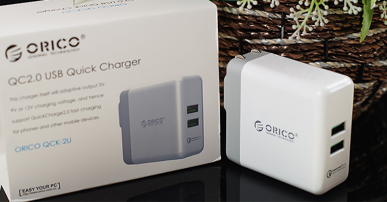 ORICO双口QC2.0智能充电器开箱