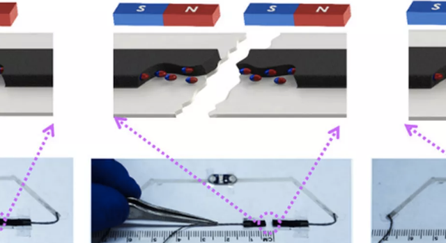 美国大学开发磁性墨水 设备损坏能自行修复