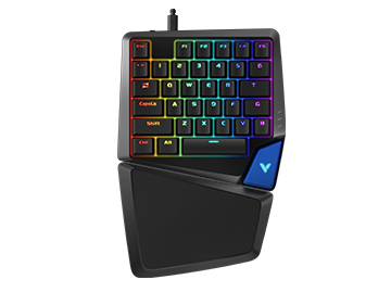 【免费试用】雷柏V550 RGB幻彩背光单手游戏机械键盘