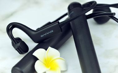 sanag A7S 骨传导耳机 轻便防水不用入耳 运动和游戏二者可兼得