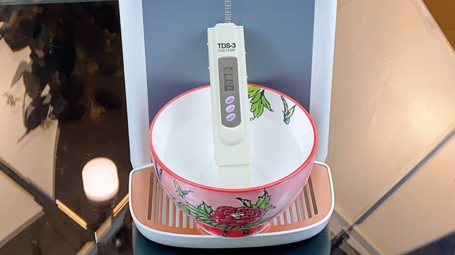 净水测出来的17 和机器上显示的吻合飞十多个是