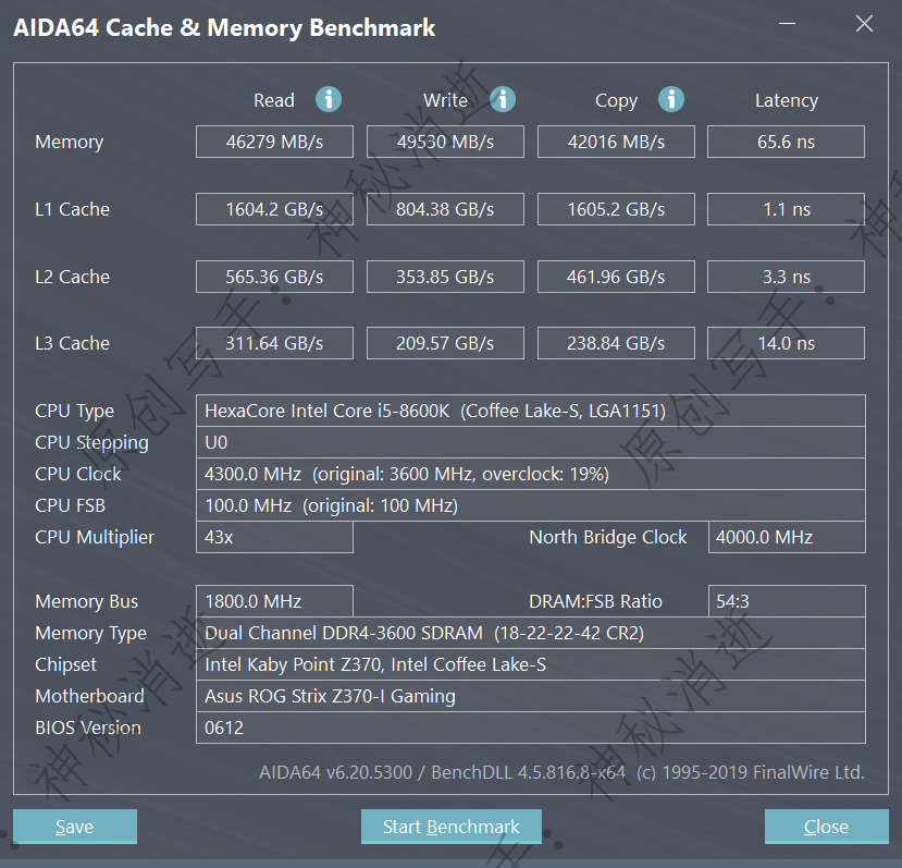 3600频率Memory Benchmark测试截图.png